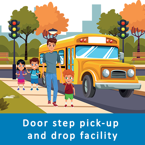 Door step pick-up and drop facility