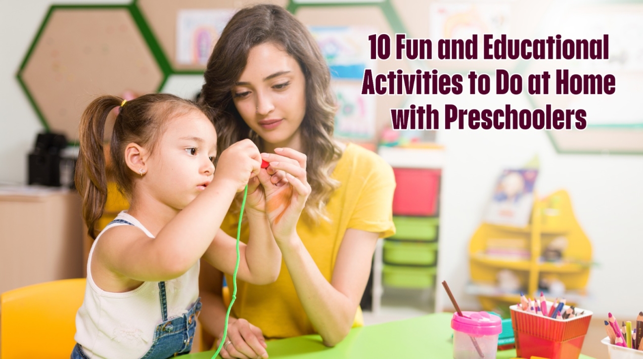 Activities to do at home with preschoolers