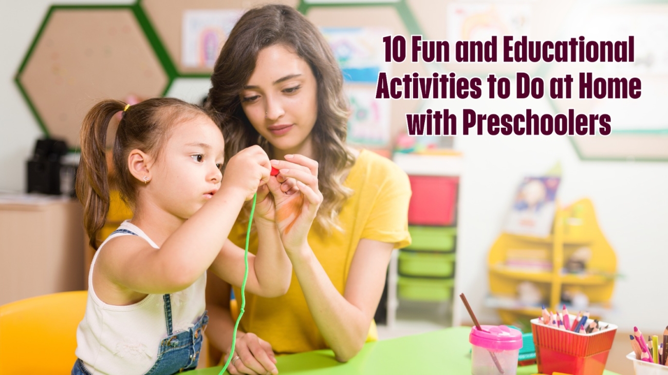 Activities to do at home with preschoolers